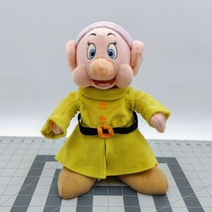 Disney Store Snow White And The 7 Dwarfs Dopey Plush Doll 11 Inch Vintage